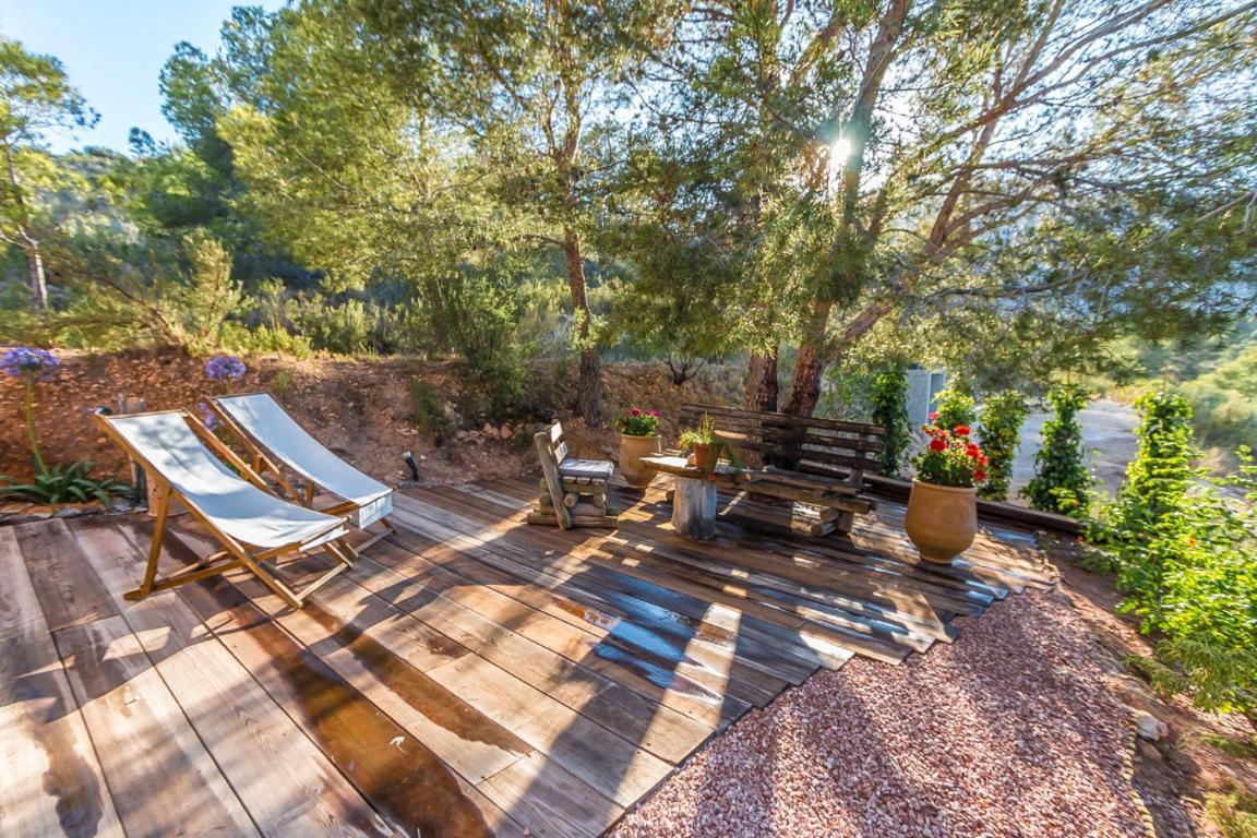 Casita Camino Viejo Villa Aigues Eksteriør bilde